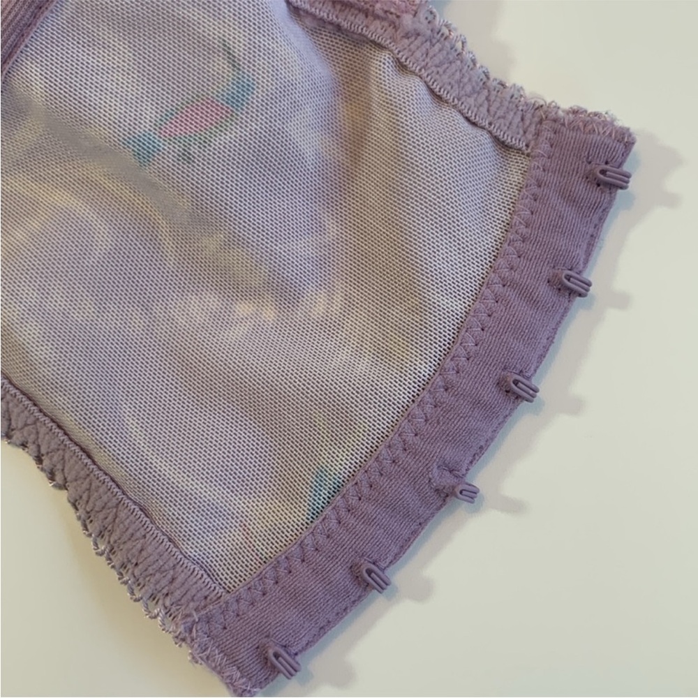 ๐๐ฆ FREYA Lilac Longline Bra - 30F - Bird Print ๐ฆ๐ - Picture 10 of 10